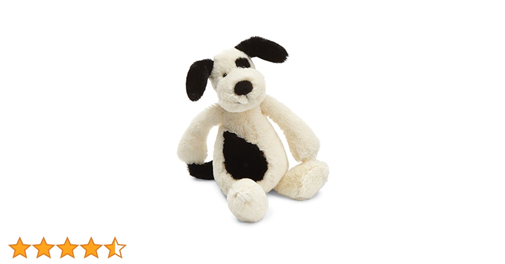 Amazon.co.jp: Jellycat Bashful Black & Cream Puppy - Small